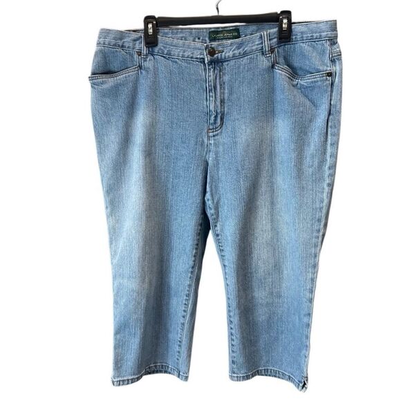Ralph Lauren Capri jeans classic mid calf size 18 W - Picture 1 of 13